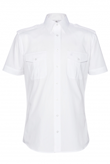 Сорочка муж форменная А-3 кор.рук.(80% хл.) Navigator tm цв белый