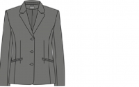 Костюм жен G-560 (жакет, жилет, юбка, 2 блузки с дл. рукавом)