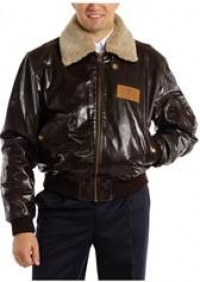 Куртка муж кожаная AEROSPACE CWU 95н со съемным мех.воротником (BUFF CAMELON)